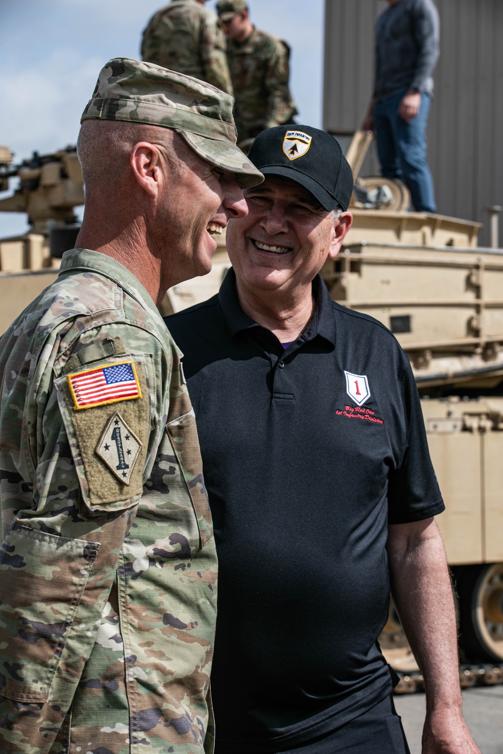 Big Red One Veterans of the Persian Gulf War Visit Fort Riley