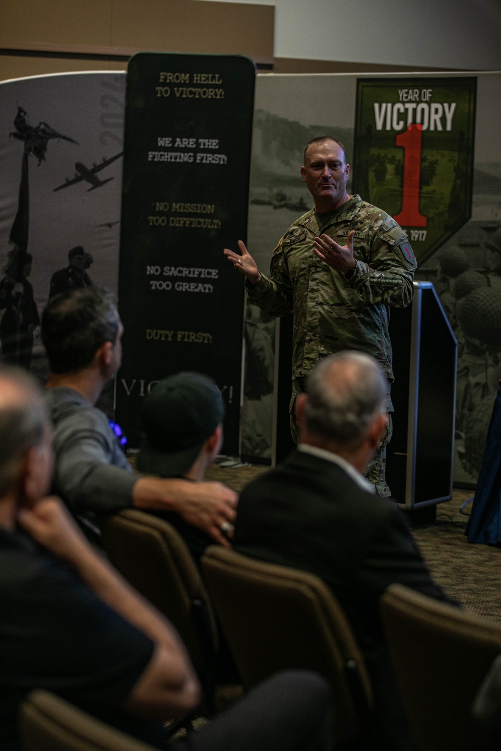 Big Red One Veterans of the Persian Gulf War Visit Fort Riley