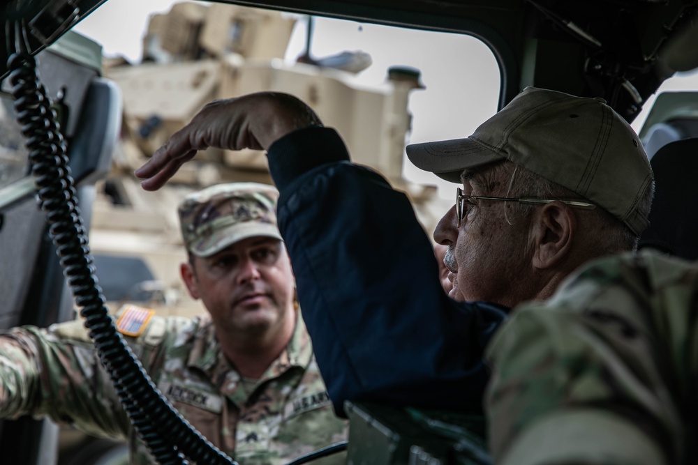 Big Red One Veterans of the Persian Gulf War Visit Fort Riley