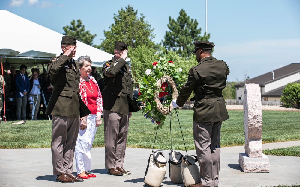 MG Meyer Unveils Desert Storm Memorial Alongside Commanders Widow