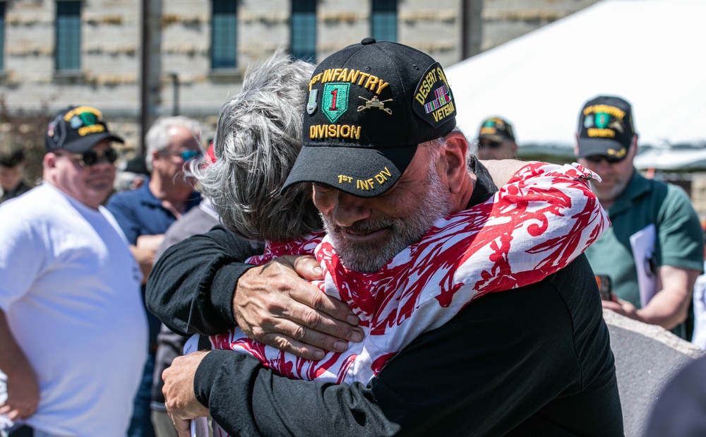 MG Meyer Unveils Desert Storm Memorial Alongside Commanders Widow