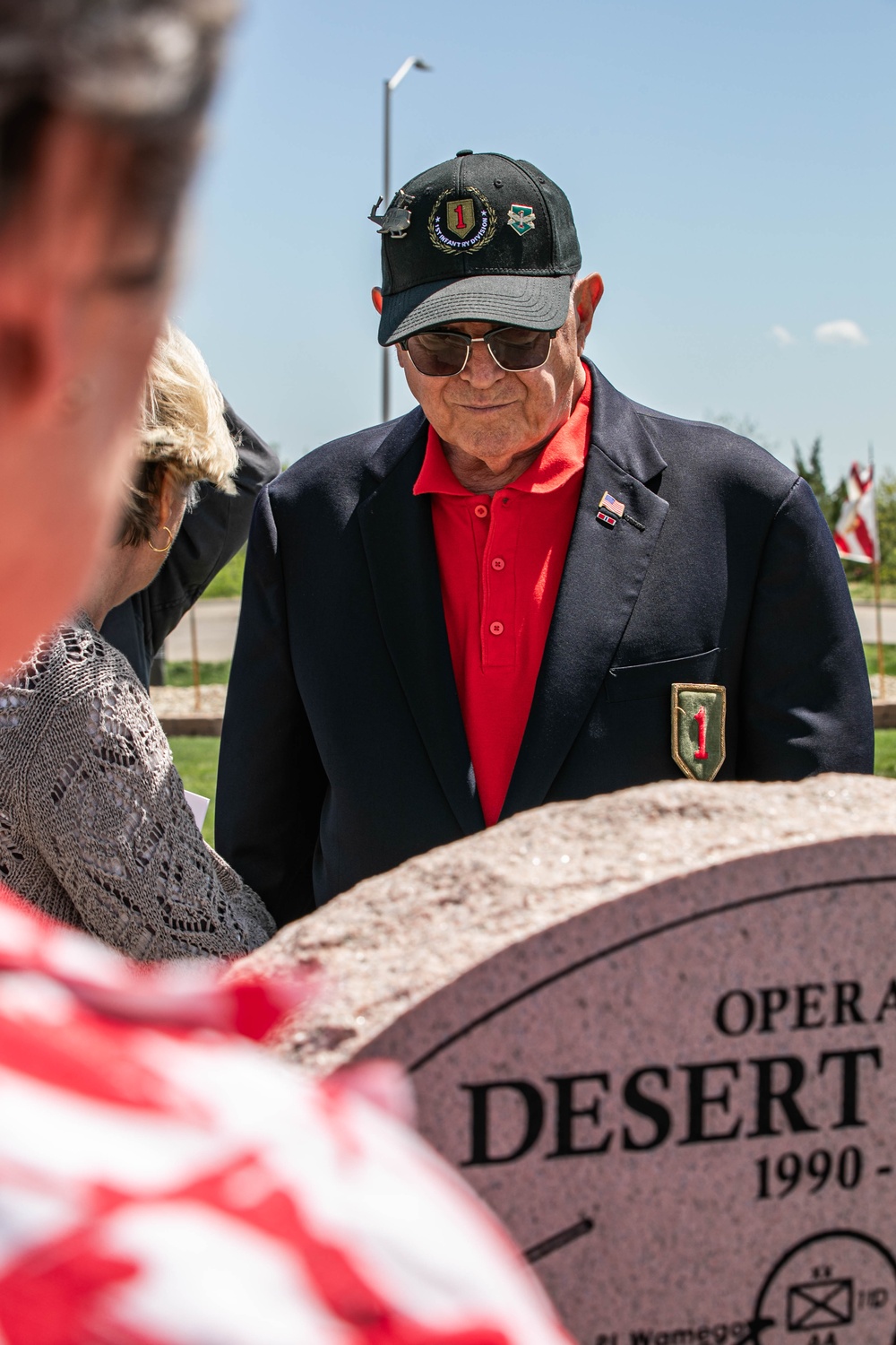 MG Meyer Unveils Desert Storm Memorial Alongside Commanders Widow