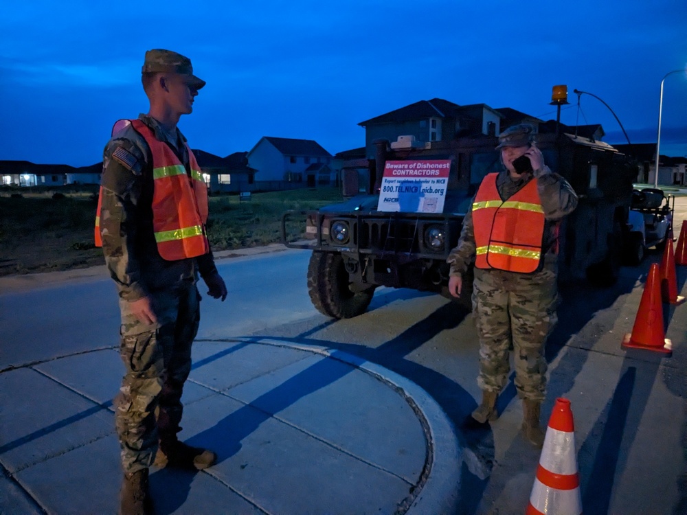 Nebraska National Guard members volunteer for tornado response
