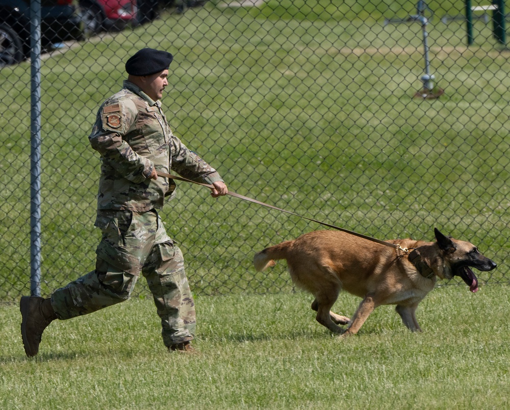 Wright-Patt Marks Police Week with K-9 Competition