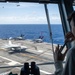 Air department Sailors track aircraft aboard George Washington flight deck