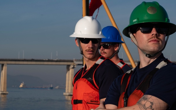 US Coast Guard and Brazilian navy boarding crews conduct training exercise during Southern Seas 2024