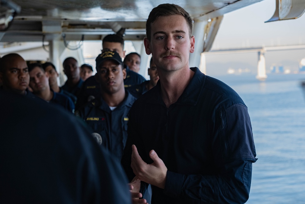 US Coast Guard and Brazilian navy boarding crews conduct training exercise during Southern Seas 2024