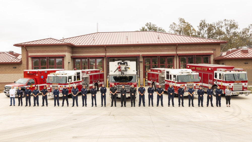 MCB Camp Pendleton fire and emergency services award recipients