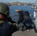 US Coast Guard and Brazilian navy boarding crews conduct training exercise during Southern Seas 2024