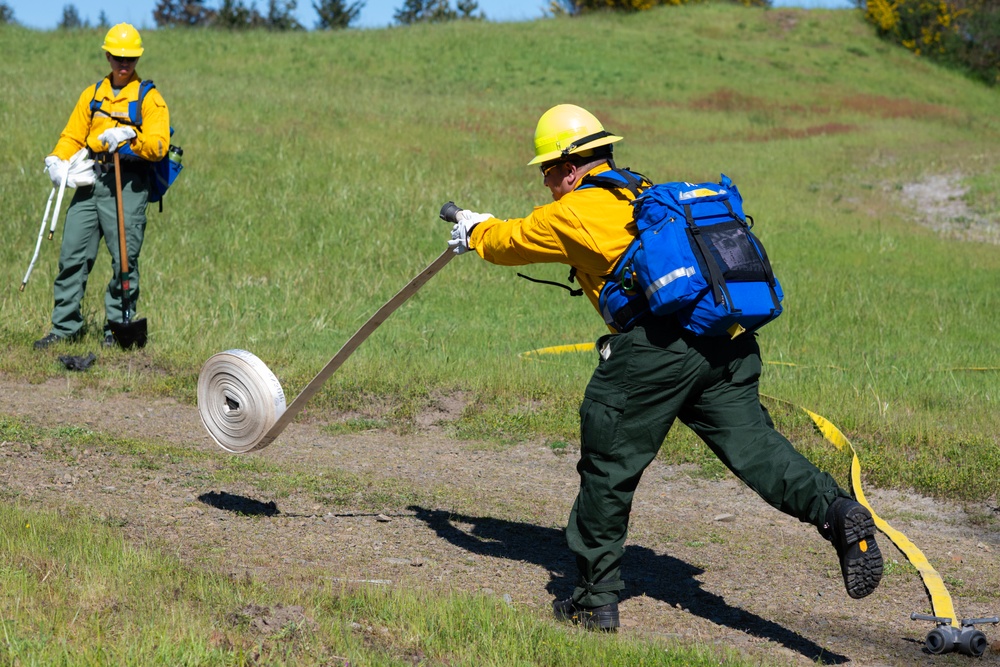 142nd Wing Airmen complete Wildland Fire Fighter training