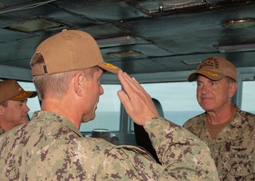 CSG 15 Holds Change of Command aboard Lincoln