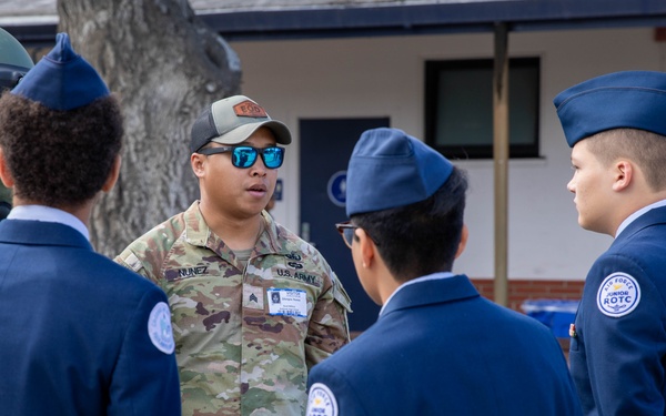 Redlands High School Army recruiting event
