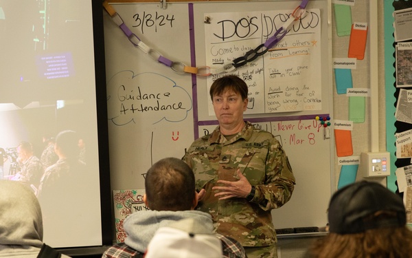 Murrieta Canyon Academy Army recruiting event