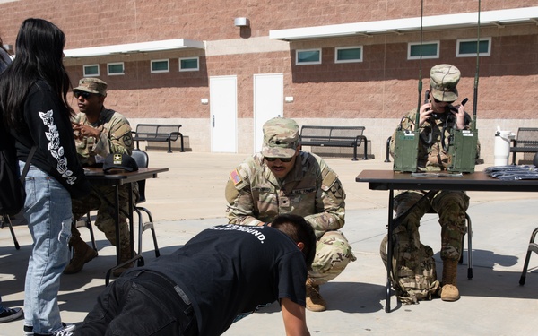 Grand Terrace High School Army recruiting event