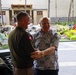 US Army Pacific Commanding General Charles A. Fylnn takes Mayor of Honolulu Rick Blangiardi for a walk through of LANPAC 2024