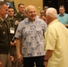 US Army Pacific Commanding General Charles A. Fylnn takes Mayor of Honolulu Rick Blangiardi for a walk through of LANPAC 2024