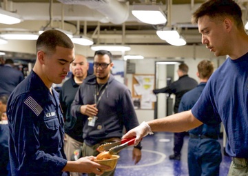 Abraham Lincoln conducts routine operations