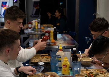 Abraham Lincoln conducts routine operations