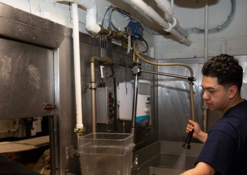 Abraham Lincoln conducts routine operations