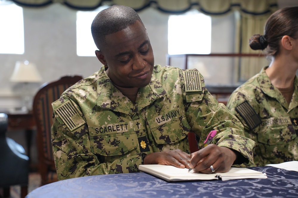 Navy Chief of Chaplains Visits USS Harry S. Truman