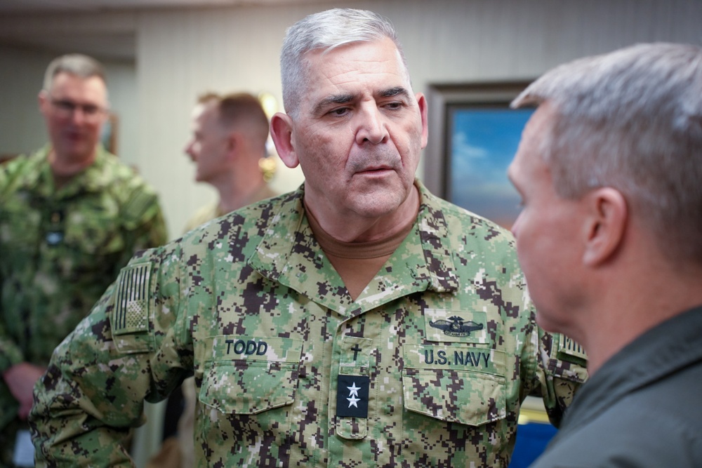 Navy Chief of Chaplains Visits USS Harry S. Truman