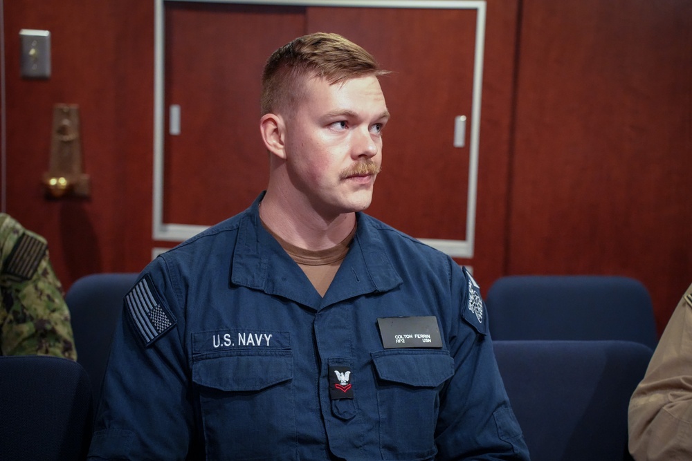 Navy Chief of Chaplains Visits USS Harry S. Truman