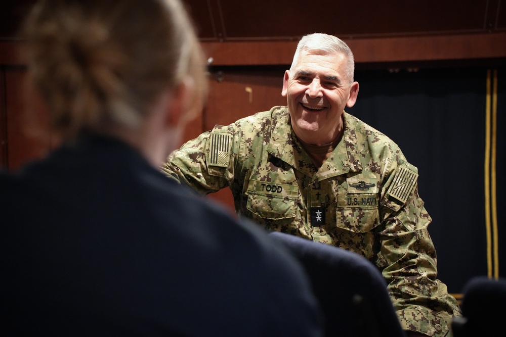 Navy Chief of Chaplains Visits USS Harry S. Truman