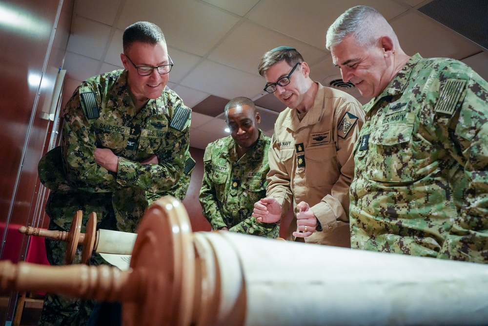 Navy Chief of Chaplains Visits USS Harry S. Truman