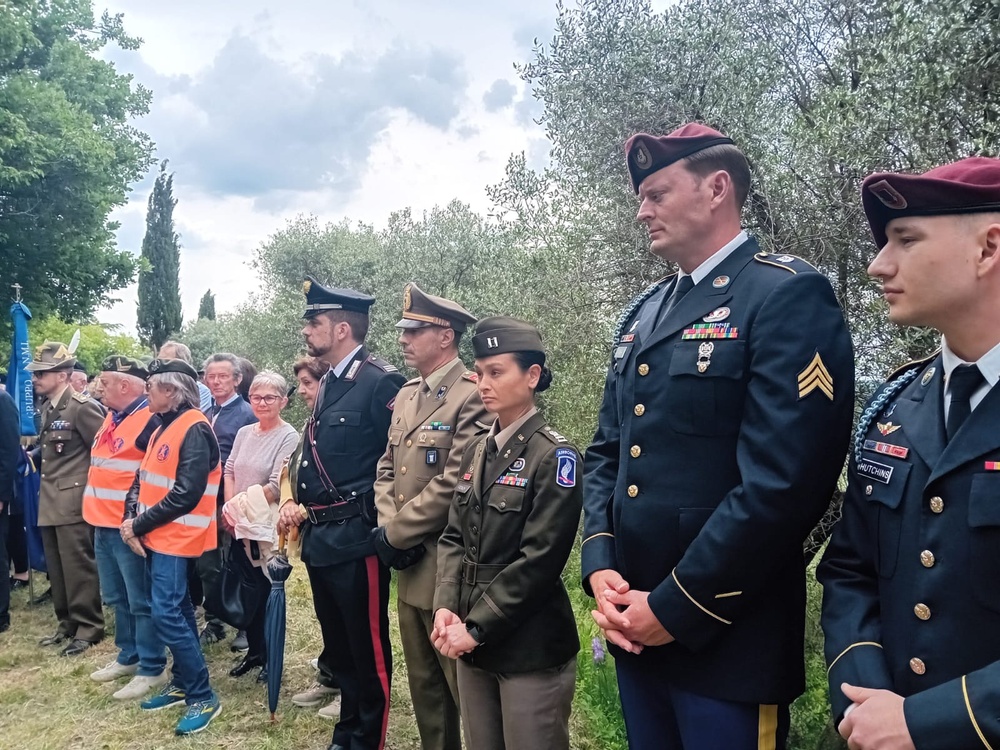 173rd Airborne Brigade Marks 79th Anniversary of WWII’s Last Italian Battle at Monte Casale