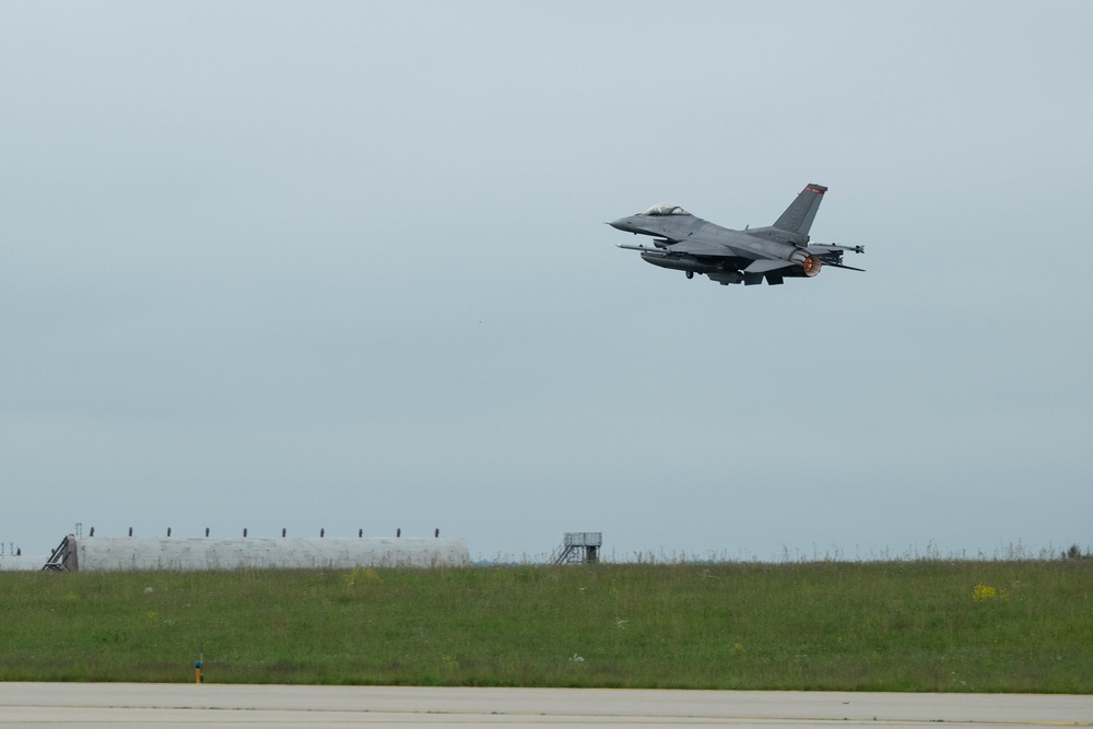 DVIDS Images F16s and KC135s depart Spangdahlem for Astral Knight 2024 [Image 6 of 7]
