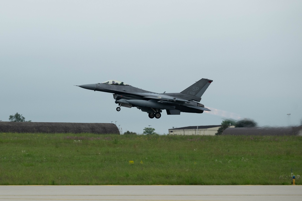 DVIDS Images F16s and KC135s depart Spangdahlem for Astral Knight