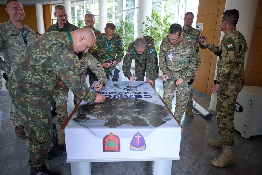 Senior leaders from across Europe and North America attend the 17th annual Conference of European Armies for Noncommissioned Officers