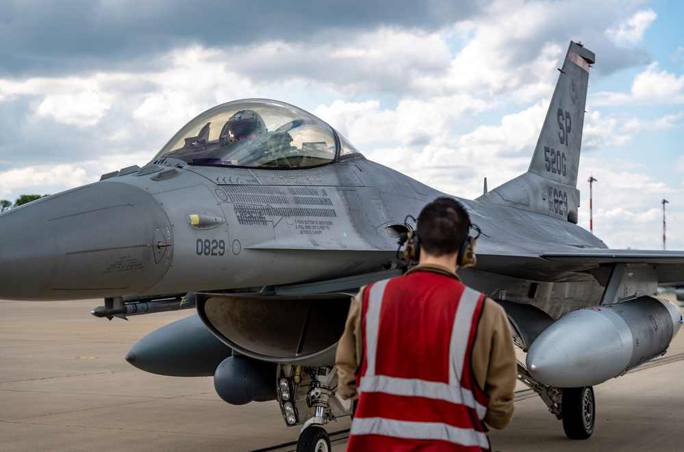 F-16s Arrive at NATO Air Base Geilenkirchen