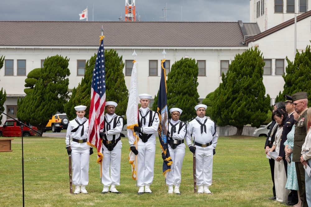 To Good Health: Navy Medicine Readiness and Training Unit Iwakuni change of charge ceremony