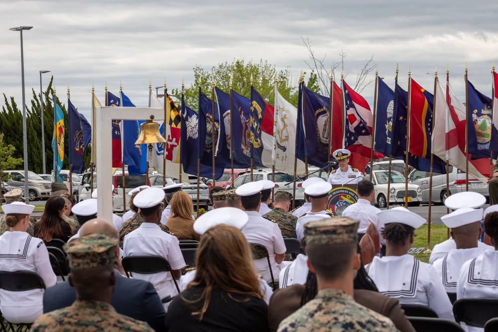 To Good Health: Navy Medicine Readiness and Training Unit Iwakuni change of charge ceremony