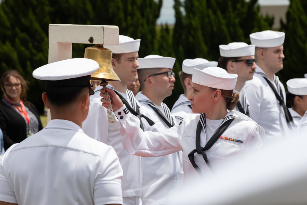 To Good Health: Navy Medicine Readiness and Training Unit Iwakuni change of charge ceremony