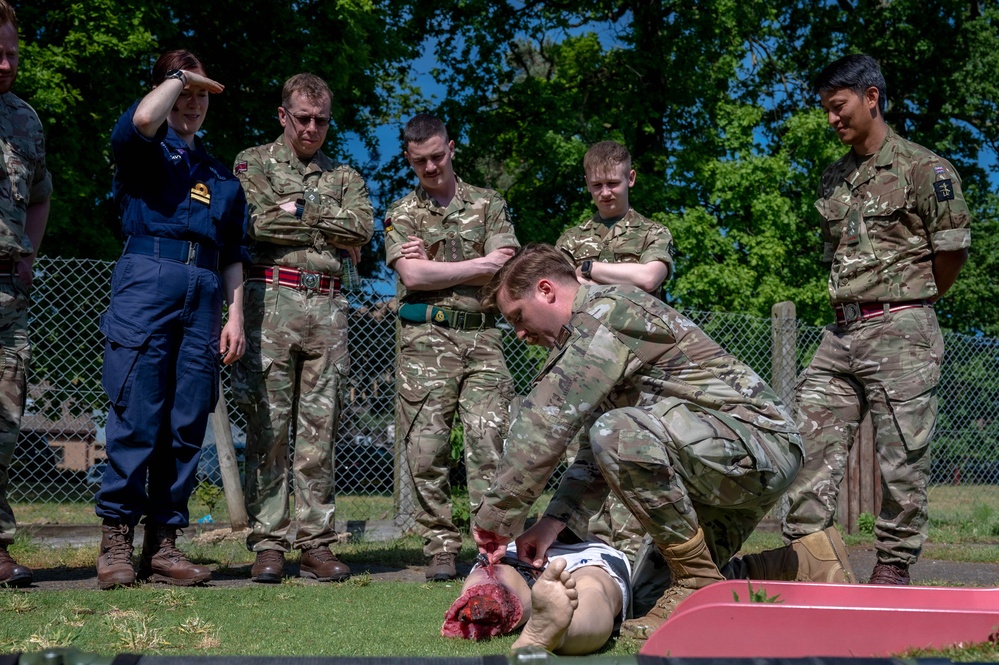 48th MDG hosts British Armed Forces Medical Corps