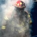 U.S. Army Firefighters Perform a Mock Fire Drill