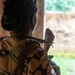 Chadian Special Forces conduct patrols in simulation village