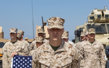 Marine Corps Training Group Charlie: U.S. Marines stand in formation with allies