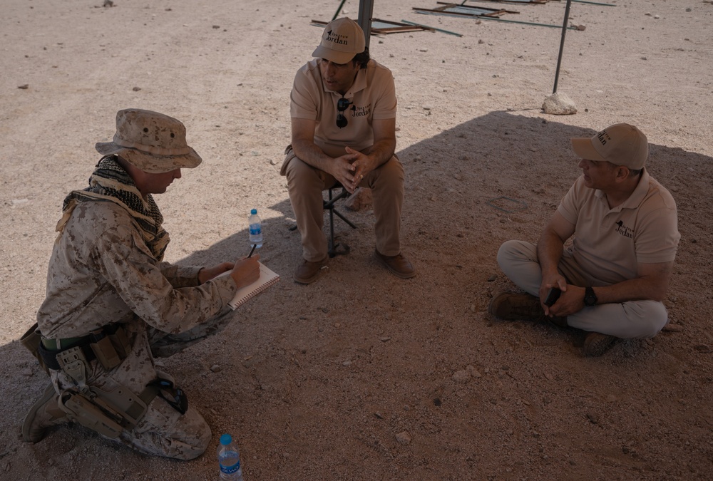 Marine Corps Training Group Charlie: Building Relations with Jordanian Translators