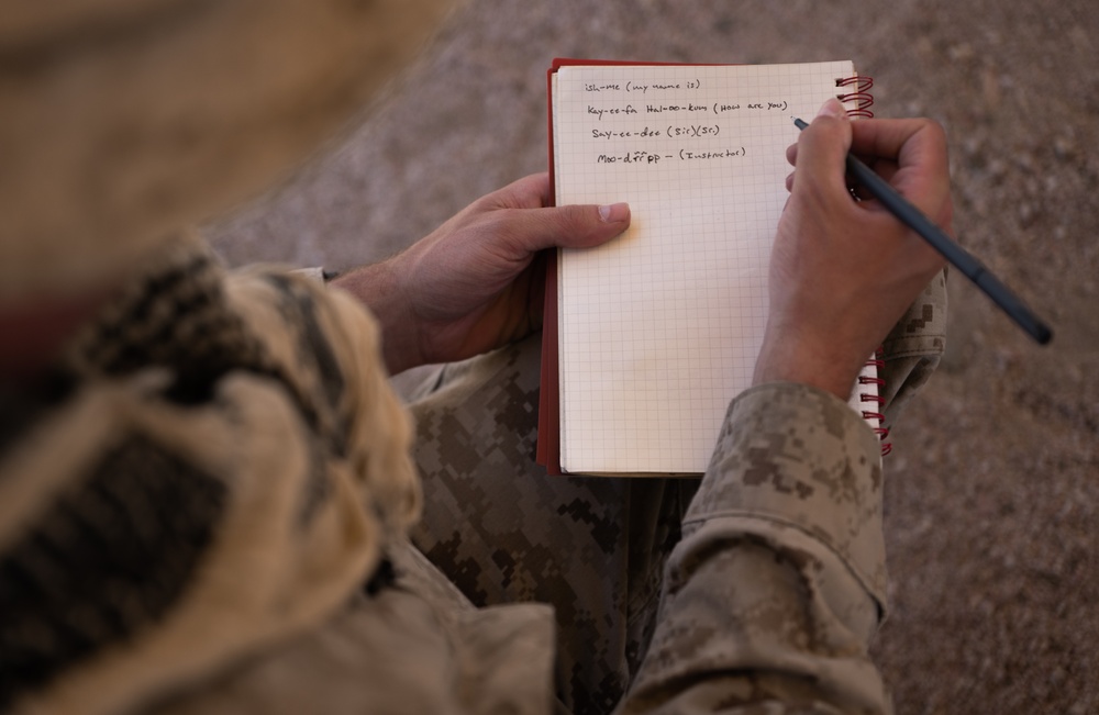 Marine Corps Training Group Charlie: Building Relations with Jordanian Translators