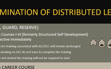 Elimination of the Distributed Leader Course