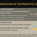 Elimination of the Distributed Leader Course