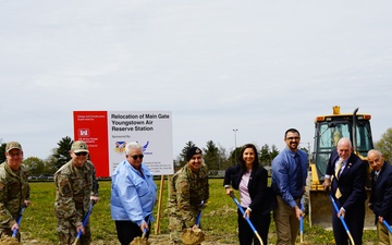 Youngstown Air Reserve Station, USACE breaks ground on new main gate complex