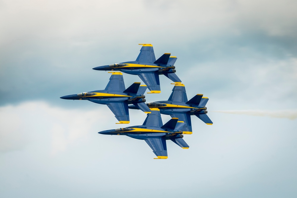 Marine Corps Air Station Cherry Point 2024 Air Show Blue Angels Demo