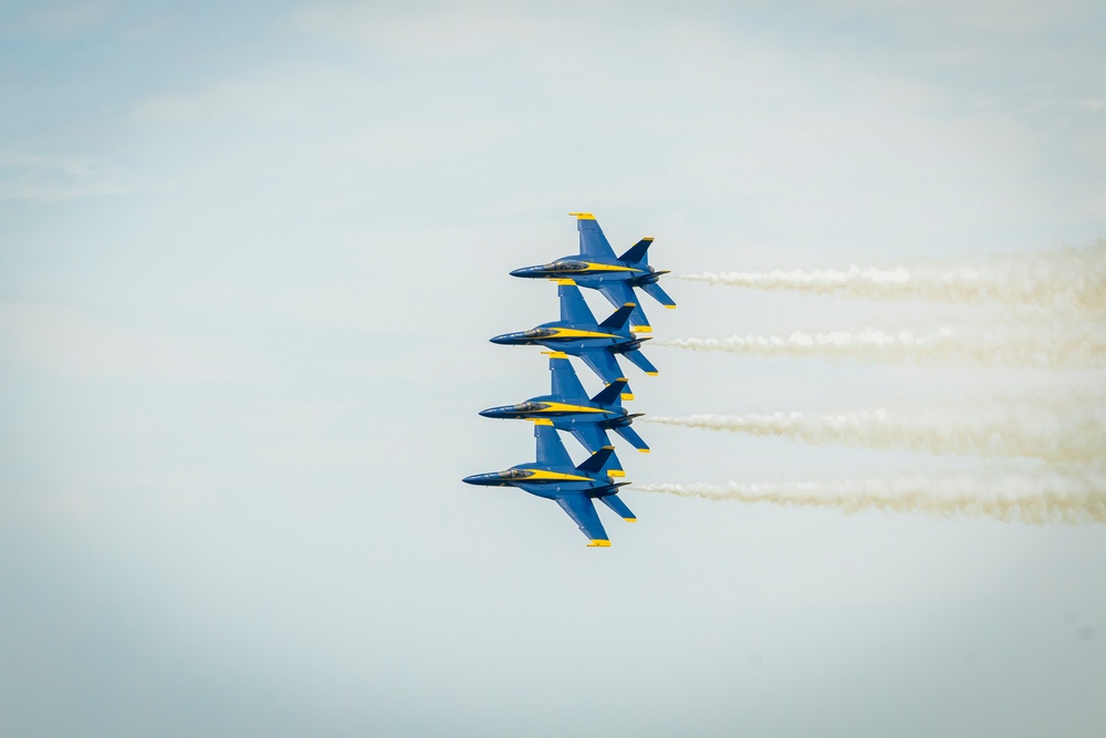 Marine Corps Air Station Cherry Point 2024 Air Show Blue Angels Demo