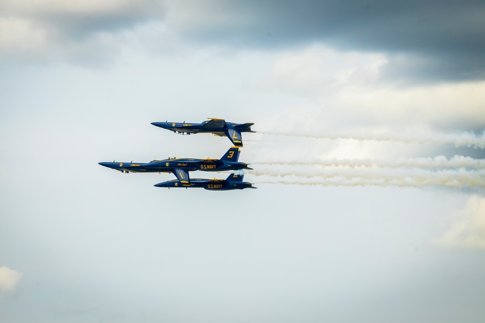 Marine Corps Air Station Cherry Point 2024 Air Show Blue Angels Demo