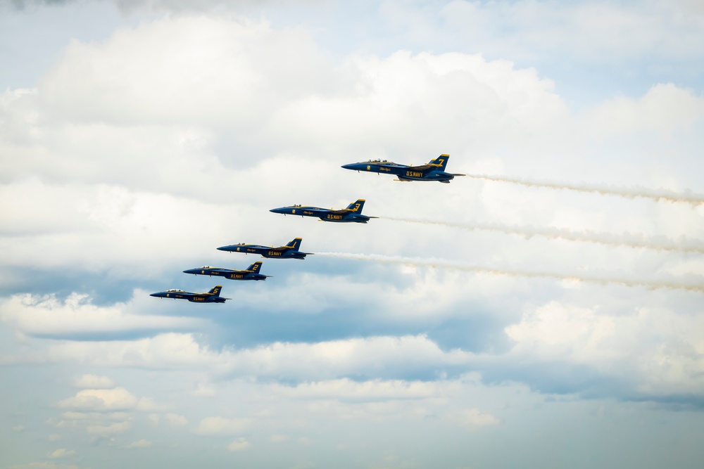 Marine Corps Air Station Cherry Point 2024 Air Show Blue Angels Demo