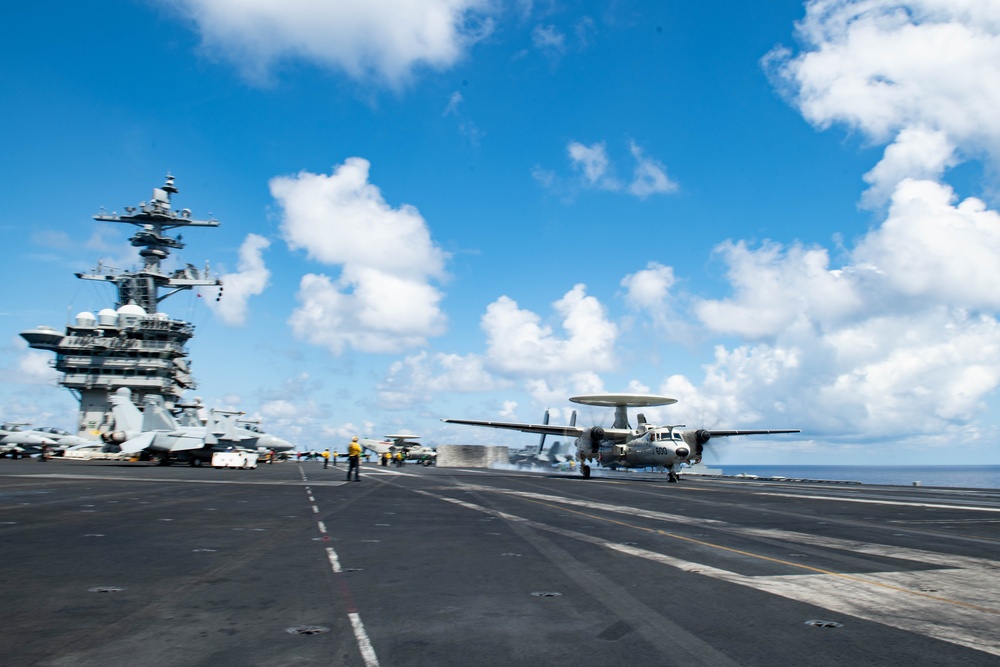 VAW-115 Change of Command Aboard Theodore Roosevelt